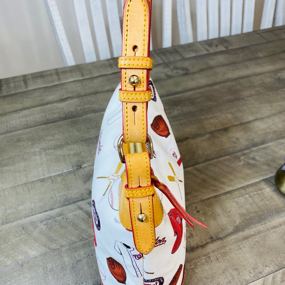 Dooney & Bourke Major League Baseball Washington Nationals Satchel Bag *detail - Picture 8 of 12
